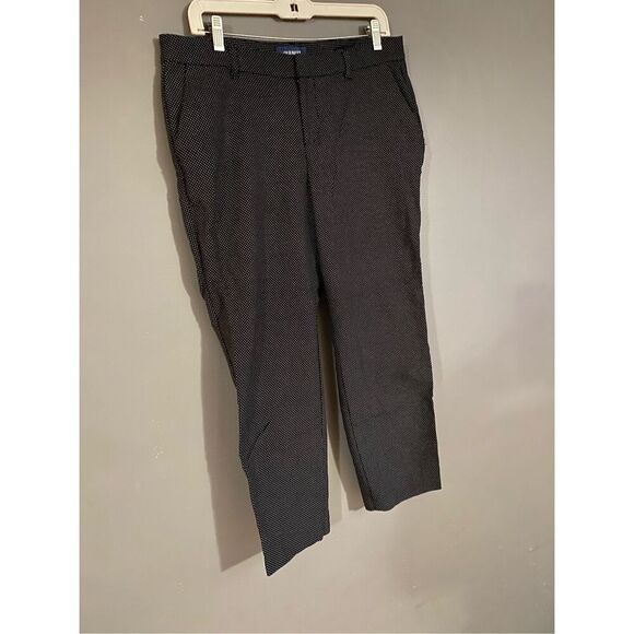Old Navy Harper Black & White Polka Dot Ankle Dress Pants Size 10 - Picture 3 of 7